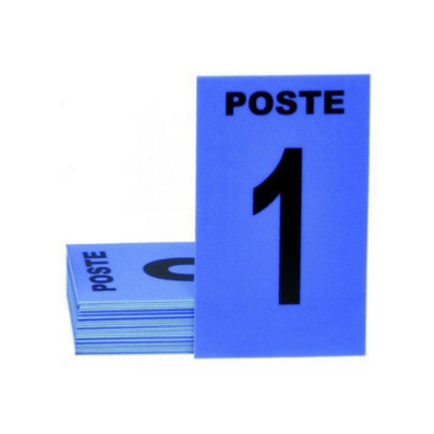 JEU DE 24 CARTES POSTE BLEU