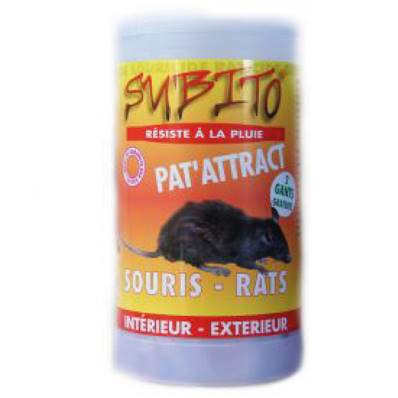 SUBITO PAT APPAT rouge Difénacoum 29mg/kg en 150 Gr