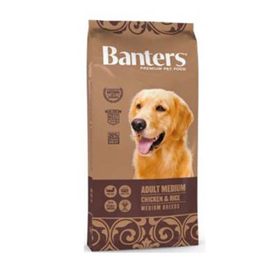 BANTERS ADULT MEDIUM CHICKEN & RICE EN 15 KG