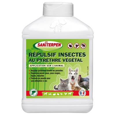 SANITERPEN Insecticide et répulsif poudre 200 g -fds-
