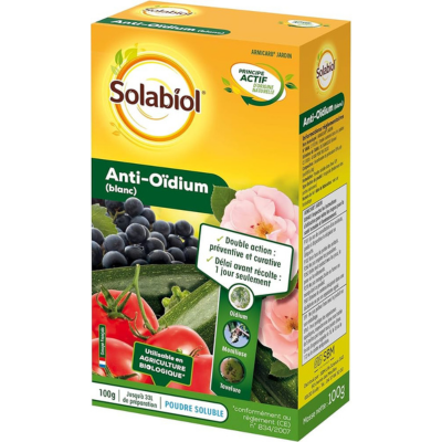 ANTI OIDIUM (BICARBONATE) Solabiol en 100 gr