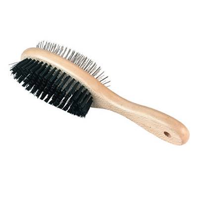 BROSSE OVALE DOUBLE BASIC CARE AVEC PROTECTIONS