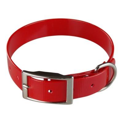 COLLIER BIOTHANE BIOGOLD 60CM ROUGE