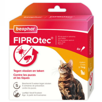 FIPROTEC Fipronil CHAT 4x0.5 ml en 4 pipettes
