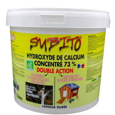 SUBITO HYDROXYDE DE CALCIUM en 5 litres