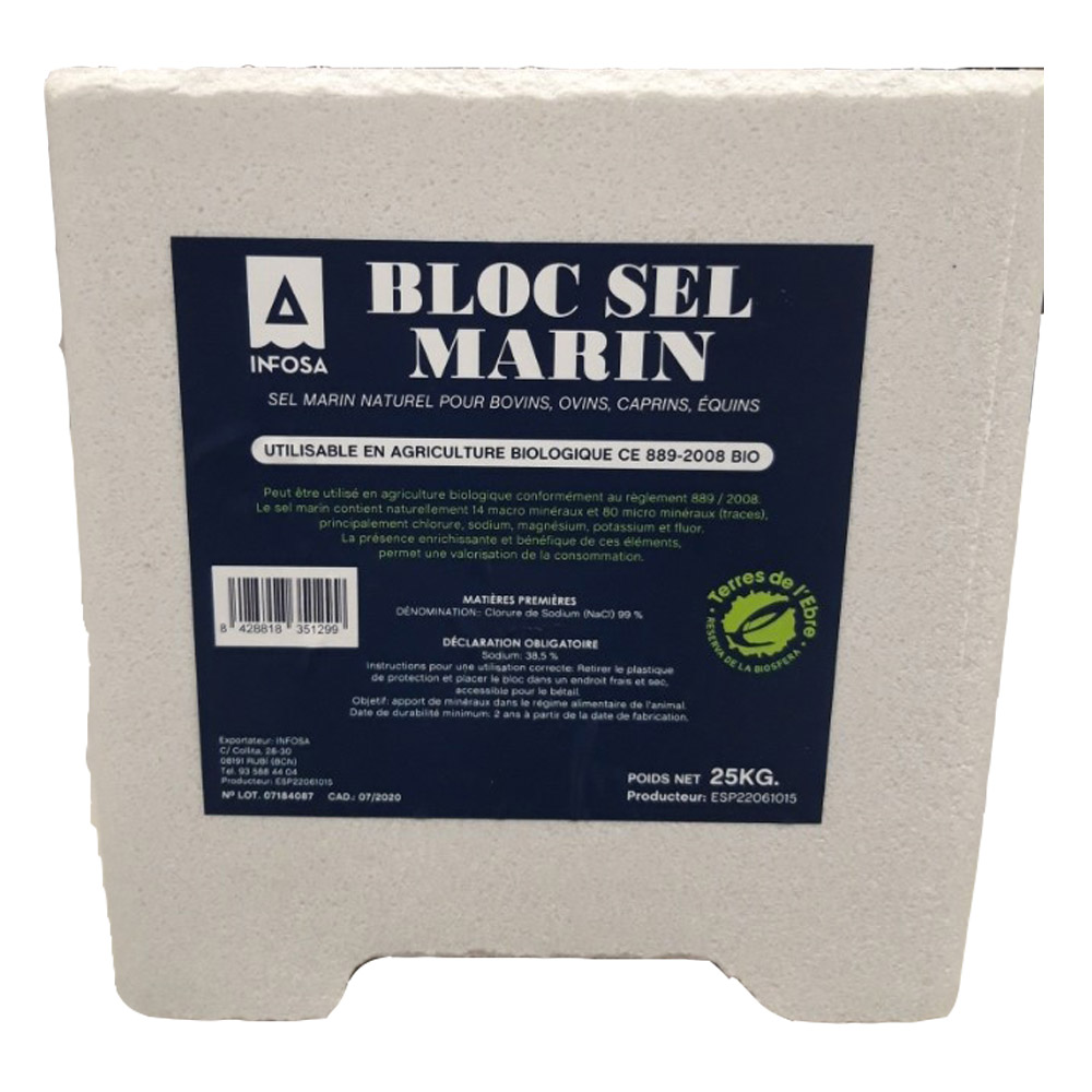 BLOC SEL PATURE en 25 Kg