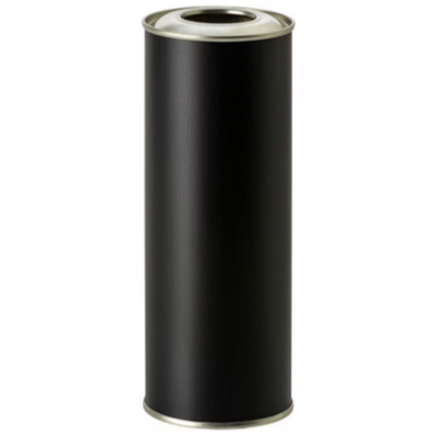 BOUTEILLE METAL ROND NOIR 250ml 52/144 (sans bouchon)