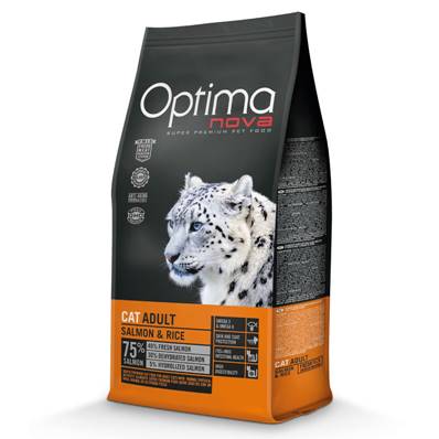 OPTIMA Chat Adulte Salmon & Rice en  2 Kg