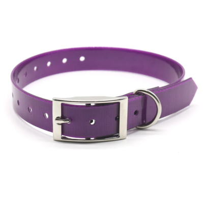 COLLIER BIOTHANE BIOGOLD 60CM VIOLET