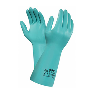 GANTS NITRILE SOLVEX 37.695 Flocké Coton & Poudré Taille 9