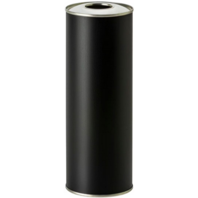 BOUTEILLE METAL ROND NOIR 500ml 52/144 (sans bouchon)