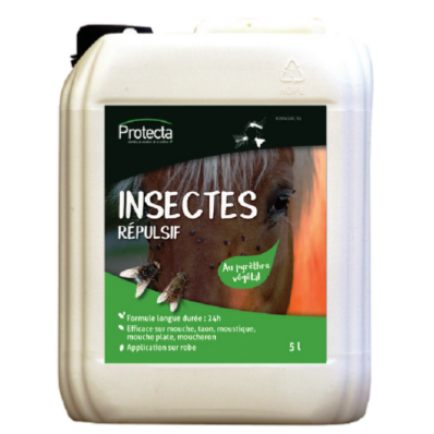 REPULSIF INSECTES sur le cheval (NOVACLAC R2) en 5L