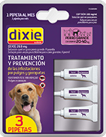 DIXIE CHIEN Fipronil Grand Chien 3 Pipettes