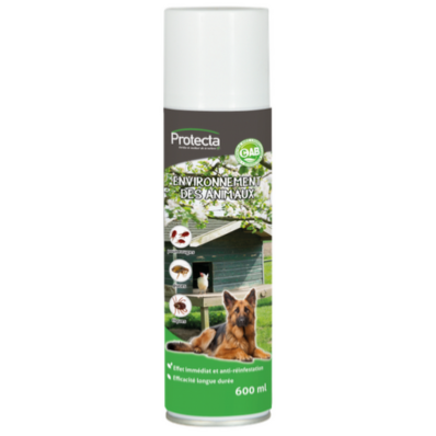 ANTI-INSECTES HABITAT ANIMAUX AEROSOL EN 600 ml -FDS-