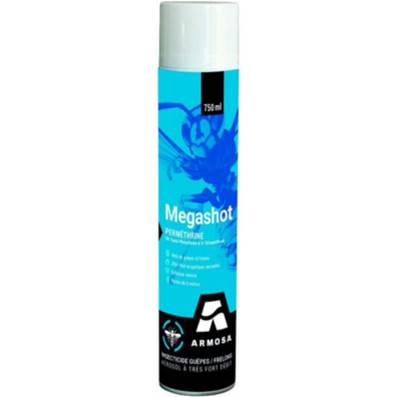 MEGASHOT - AEROSOL ANTI GUEPES ET FRELONS - AEROSOL 750 ml