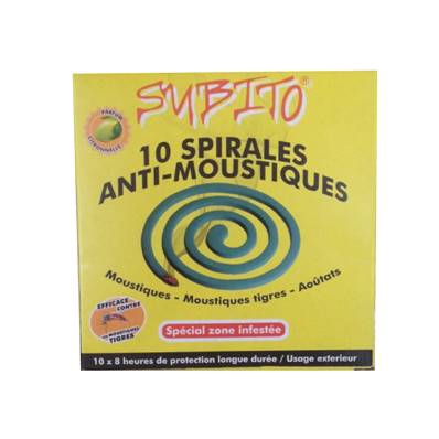 SUBITO SPIRALE ANTI MOUSTIQUES par 10